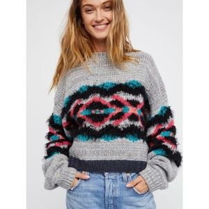 Free People I Heart You Knit Sweater xs